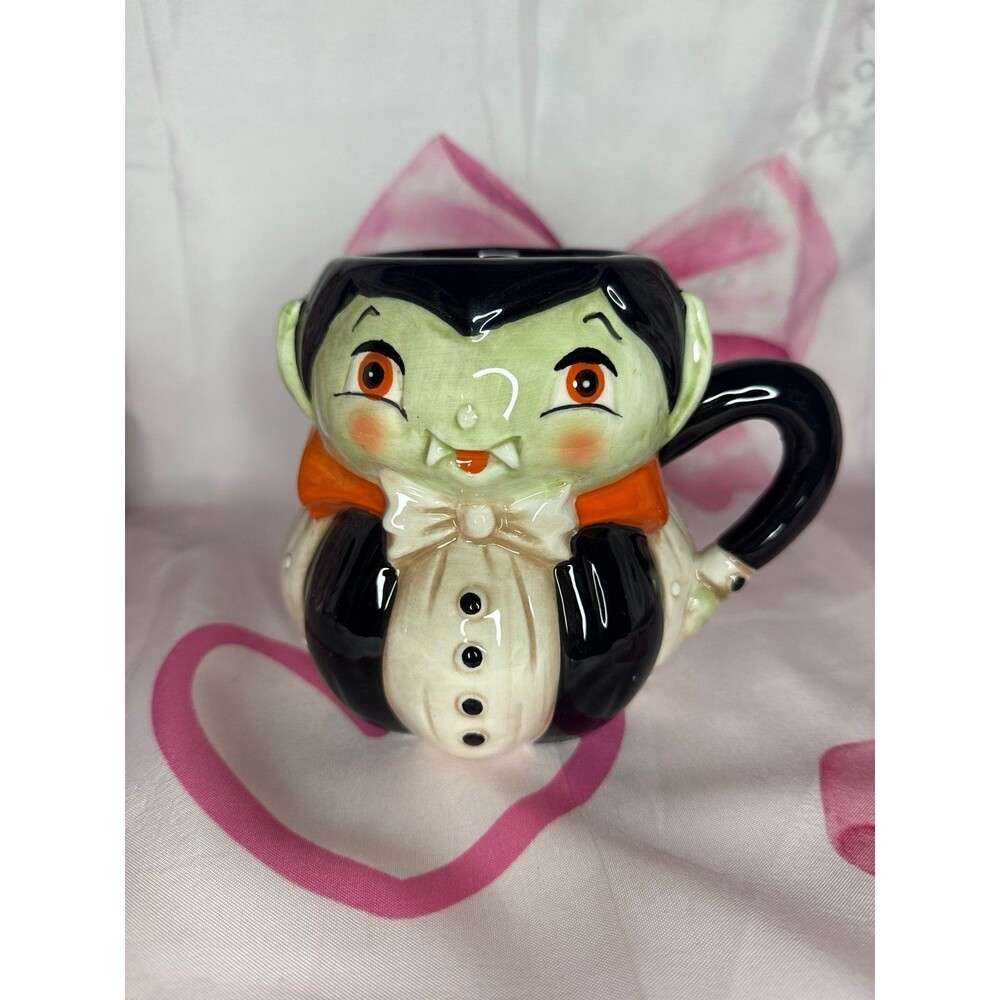 NEW Adorable Halloween Johanna Parker Vampire Dracula Large Mug